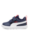 Sneakers blu con doppio strappo Puma Courtflex V3 V Inf