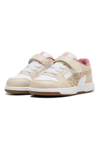 Beigefarbene Puma Rebound V6 Lo Sneakers W AC Inf