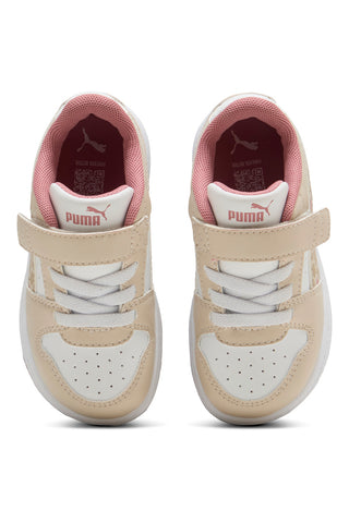Beigefarbene Puma Rebound V6 Lo Sneakers W AC Inf