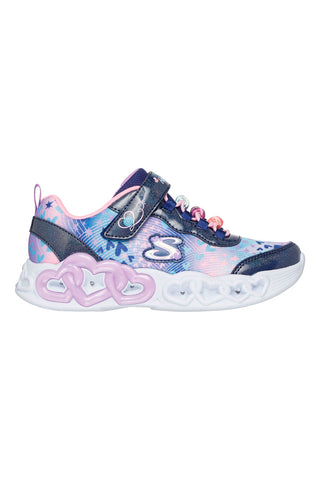 Sneakers multicolor con luci Skechers Infinite Heart Lights Heart Jewels