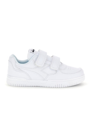 Sneakers in bianco doppio strappo Diadora Raptor Low PS