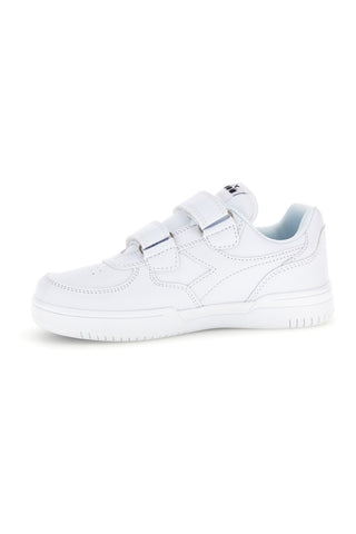 Sneakers in bianco doppio strappo Diadora Raptor Low PS