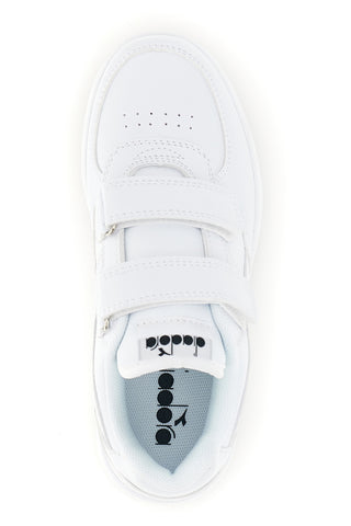 Sneakers in bianco doppio strappo Diadora Raptor Low PS