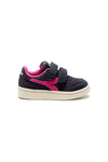 Sneakers blu e fucsia in tessuto mesh con strappi Diadora Bonny Mesh TD