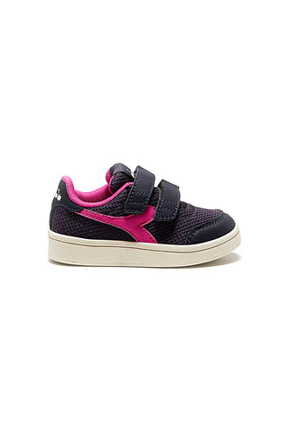 Sneakers blu e fucsia in tessuto mesh con strappi Diadora Bonny Mesh TD
