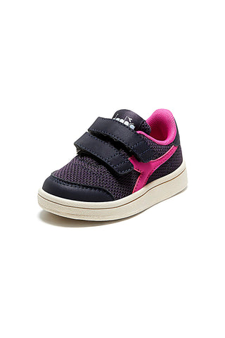 Sneakers blu e fucsia in tessuto mesh con strappi Diadora Bonny Mesh TD