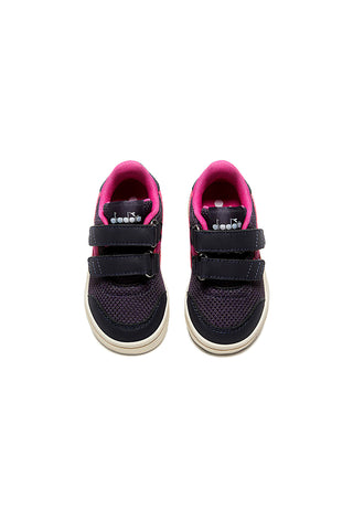 Sneakers blu e fucsia in tessuto mesh con strappi Diadora Bonny Mesh TD