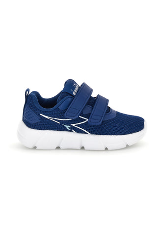 Scarpe sportive blu con doppio strappo Diadora Evo Run TD