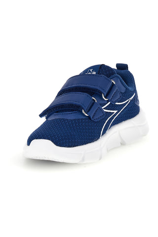 Scarpe sportive blu con doppio strappo Diadora Evo Run TD