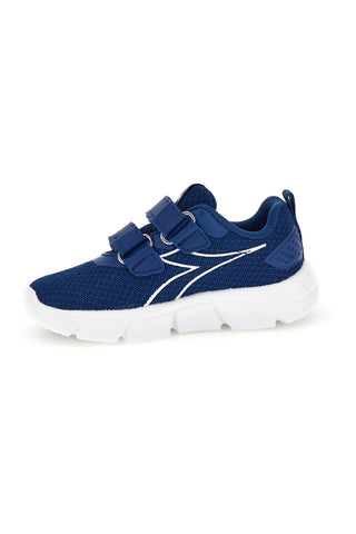 Scarpe sportive blu con doppio strappo Diadora Evo Run TD