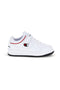 Weiße Sneaker mit roten und blauen Details Champion RD18 LOW B PS