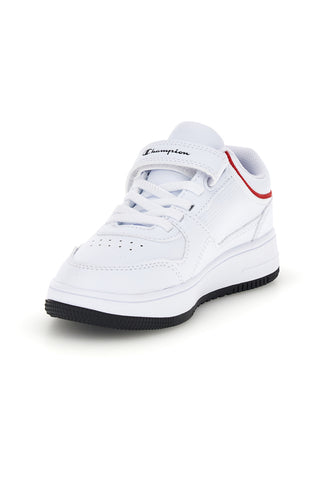 Sneakers bianche con dettagli rossi e blu Champion RD18 LOW B PS