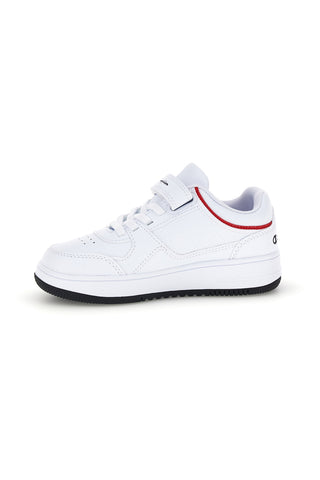 Sneakers bianche con dettagli rossi e blu Champion RD18 LOW B PS