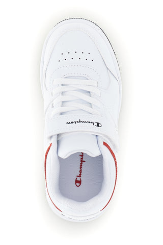 Sneakers bianche con dettagli rossi e blu Champion RD18 LOW B PS