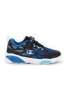 Sneakers nere e blu con luci LED Champion Wave Tri B PS