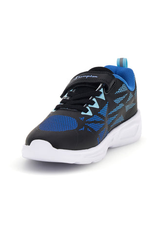Sneakers nere e blu con luci LED Champion Wave Tri B PS
