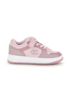 Sneakers rosa e bianche con logo laterale Champion RD18 LOW G PS