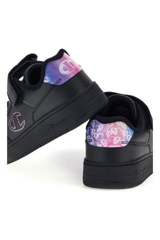 Sneakers nere con logo strass Champion RD18 Lenticular G PS
