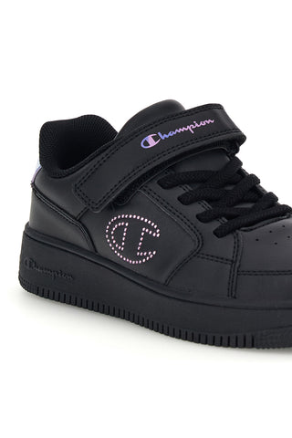 Sneakers nere con logo strass Champion RD18 Lenticular G PS