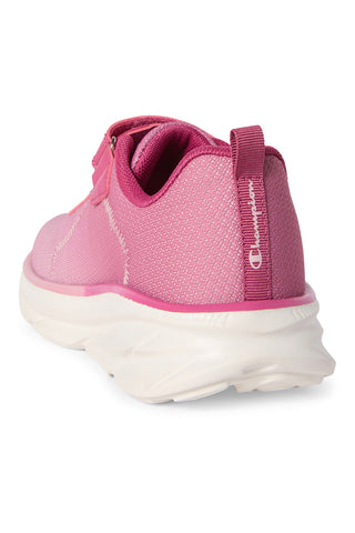 Sneakers rosa con chiusura a strappo Champion Hro J G Ps Low Cut