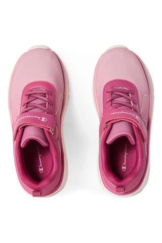 Sneakers rosa con chiusura a strappo Champion Hro J G Ps Low Cut