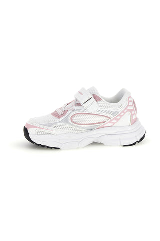 Sneakers bianche e rosa con dettagli in mesh Champion RT25 U PS
