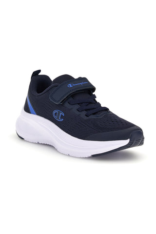 Marineblaue Sneaker mit Details in Royalblau Champion Alpha Max U PS
