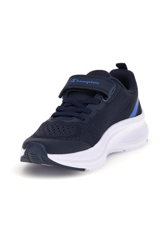 Marineblaue Sneaker mit Details in Royalblau Champion Alpha Max U PS