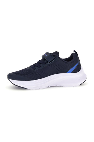 Marineblaue Sneaker mit Details in Royalblau Champion Alpha Max U PS