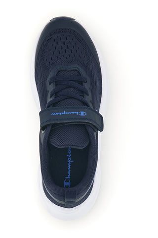 Marineblaue Sneaker mit Details in Royalblau Champion Alpha Max U PS