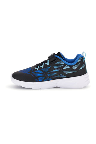 Schwarze und blaue Sneaker mit LED-Beleuchtung Champion Wave Tri B PS