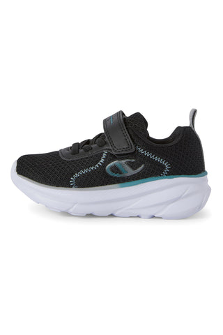 Schwarze Sneaker mit petrolfarbenen Details Champion HRO J B TD