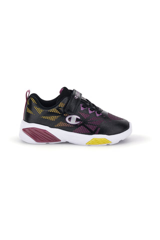 Sneakers nere e fucsia con luci Champion Wave Tri G TD