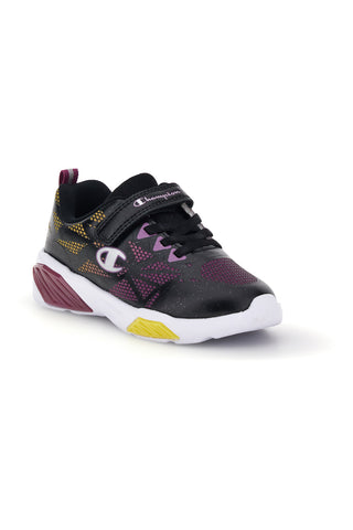 Sneakers nere e fucsia con luci Champion Wave Tri G TD