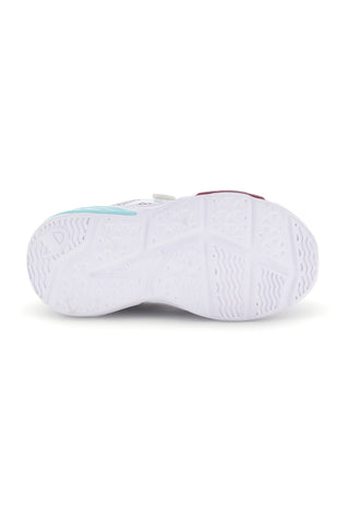 Sneakers bianche e azzurre con luci LED Champion Wave Tri G TD