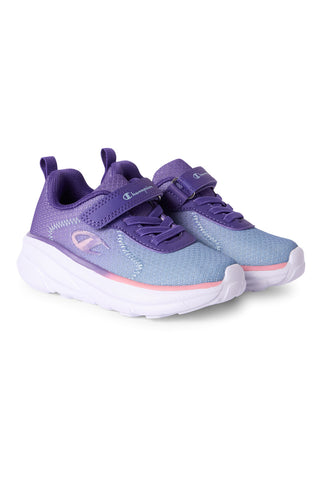 Sneakers viola con chiusura a strappo Champion Hro J G Td Low Cut