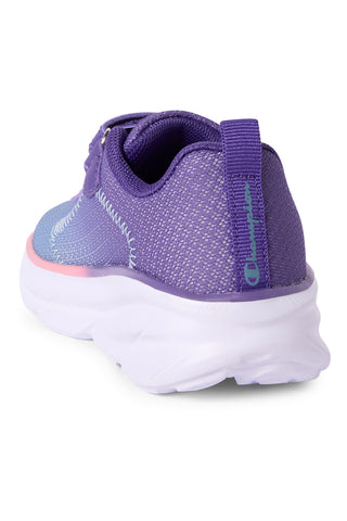 Sneakers viola con chiusura a strappo Champion Hro J G Td Low Cut