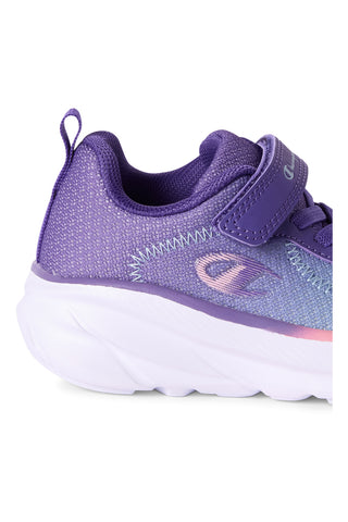 Sneakers viola con chiusura a strappo Champion Hro J G Td Low Cut