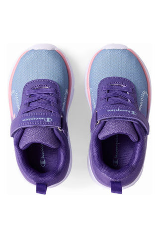 Sneakers viola con chiusura a strappo Champion Hro J G Td Low Cut