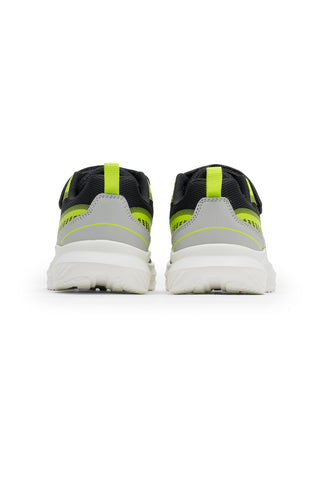 Schwarze und limettengrüne Fila Baselock V Sneaker