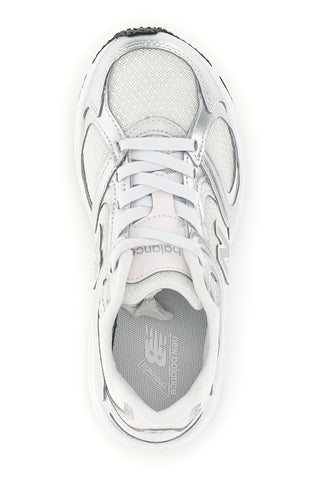 Sneakers grigie con dettagli rosa New Balance P4088NR