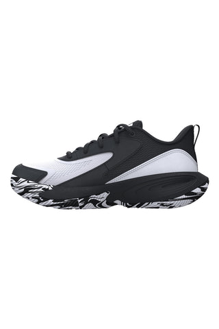 Atmungsaktive schwarz-weiße Basketballschuhe von Under Armour: UA PS Lockdown 8