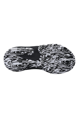 Atmungsaktive schwarz-weiße Basketballschuhe von Under Armour: UA PS Lockdown 8