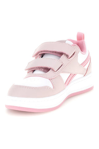 Sneakers rosa e bianche con doppio strappo Reebok ROYAL PRIME 2 STRAP HOOK LOOP