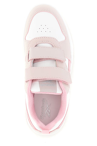 Sneakers rosa e bianche con doppio strappo Reebok ROYAL PRIME 2 STRAP HOOK LOOP