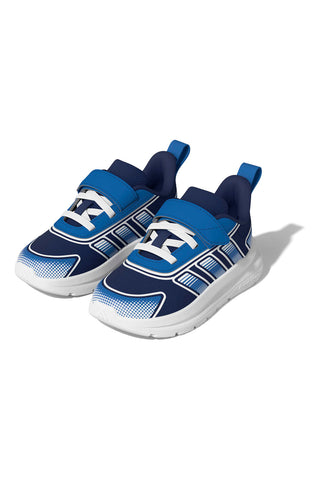 Sneakers Blu con strappo e lacci Adidas Tensaur Run 4 EL I