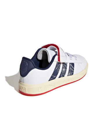 Sneakers Bianche e blu Adidas Grand Court Spiderman el