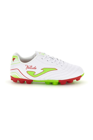 Scarpe da calcio bianche verdi e rosse con tacchetti Joma TOJW2602HG