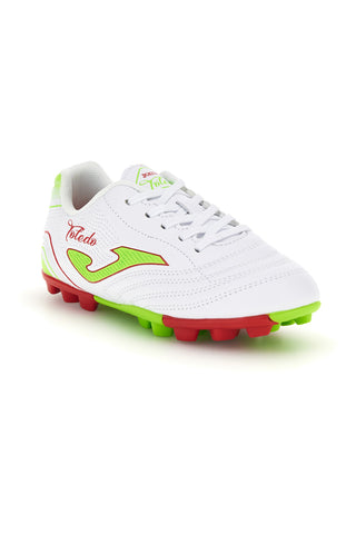 Scarpe da calcio bianche verdi e rosse con tacchetti Joma TOJW2602HG