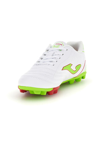 Scarpe da calcio bianche verdi e rosse con tacchetti Joma TOJW2602HG